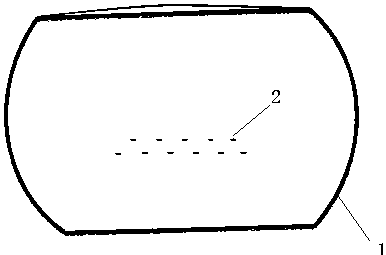 一种提高近光明暗截止线上方亮度的结构