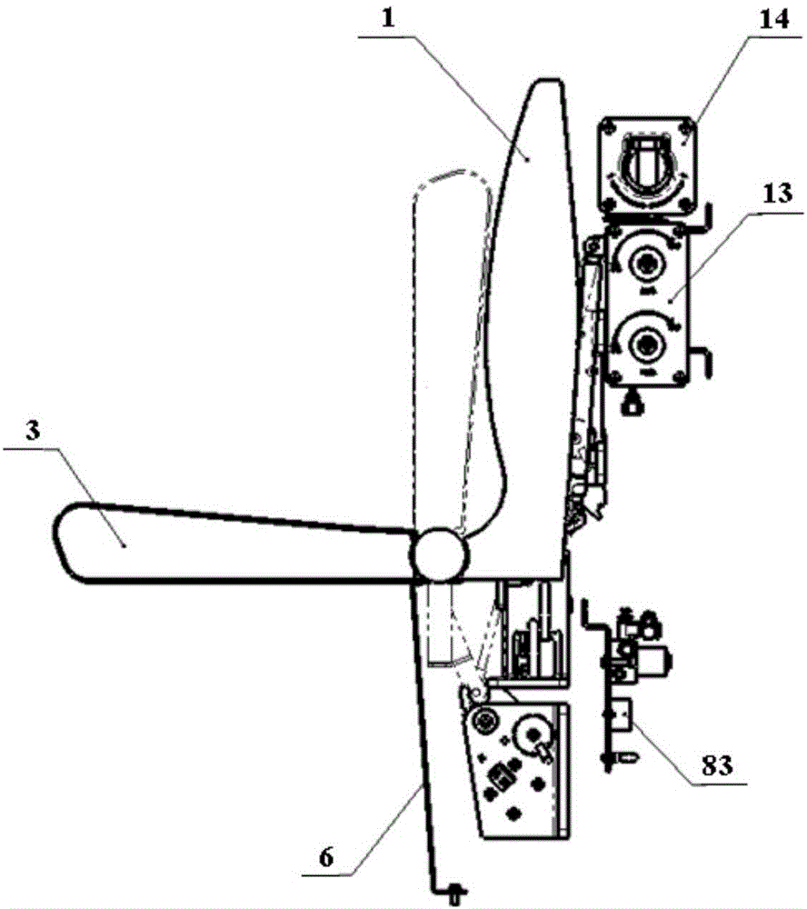 一种气动折叠座椅