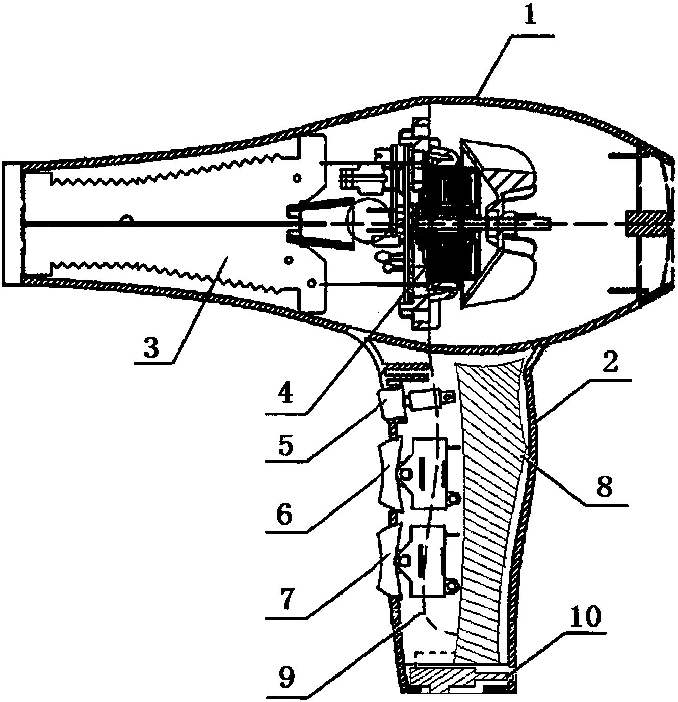 一种充电式电吹风