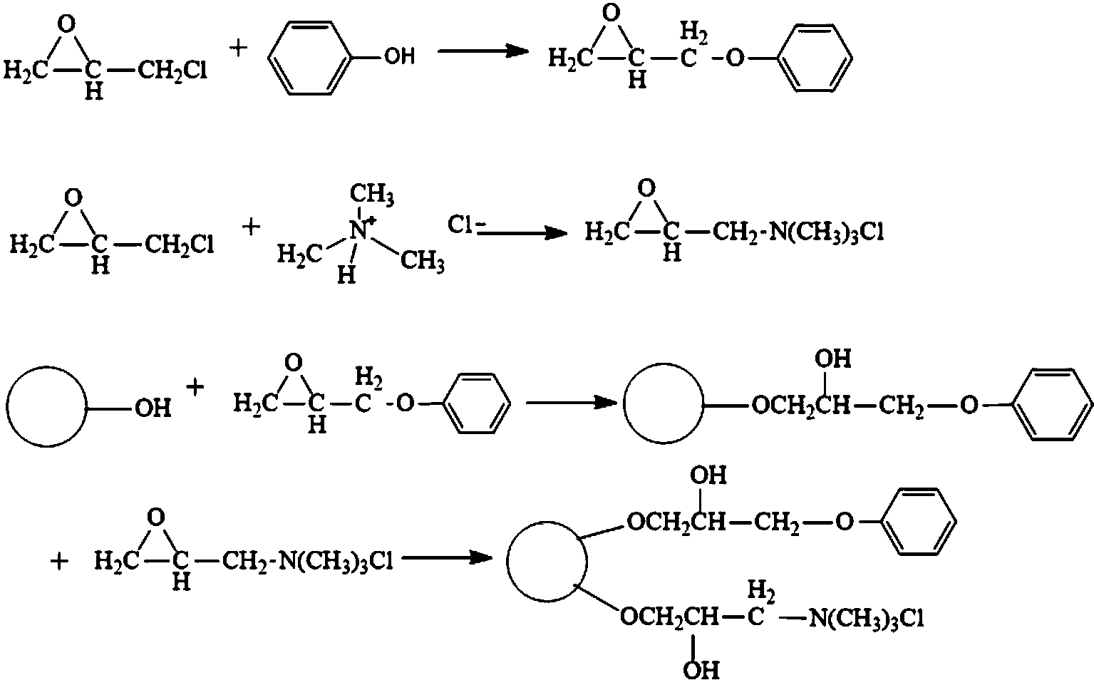 介质及其制备方法,步骤如下:s1,用环氧氯丙烷与苯酚进行开环醚化反应