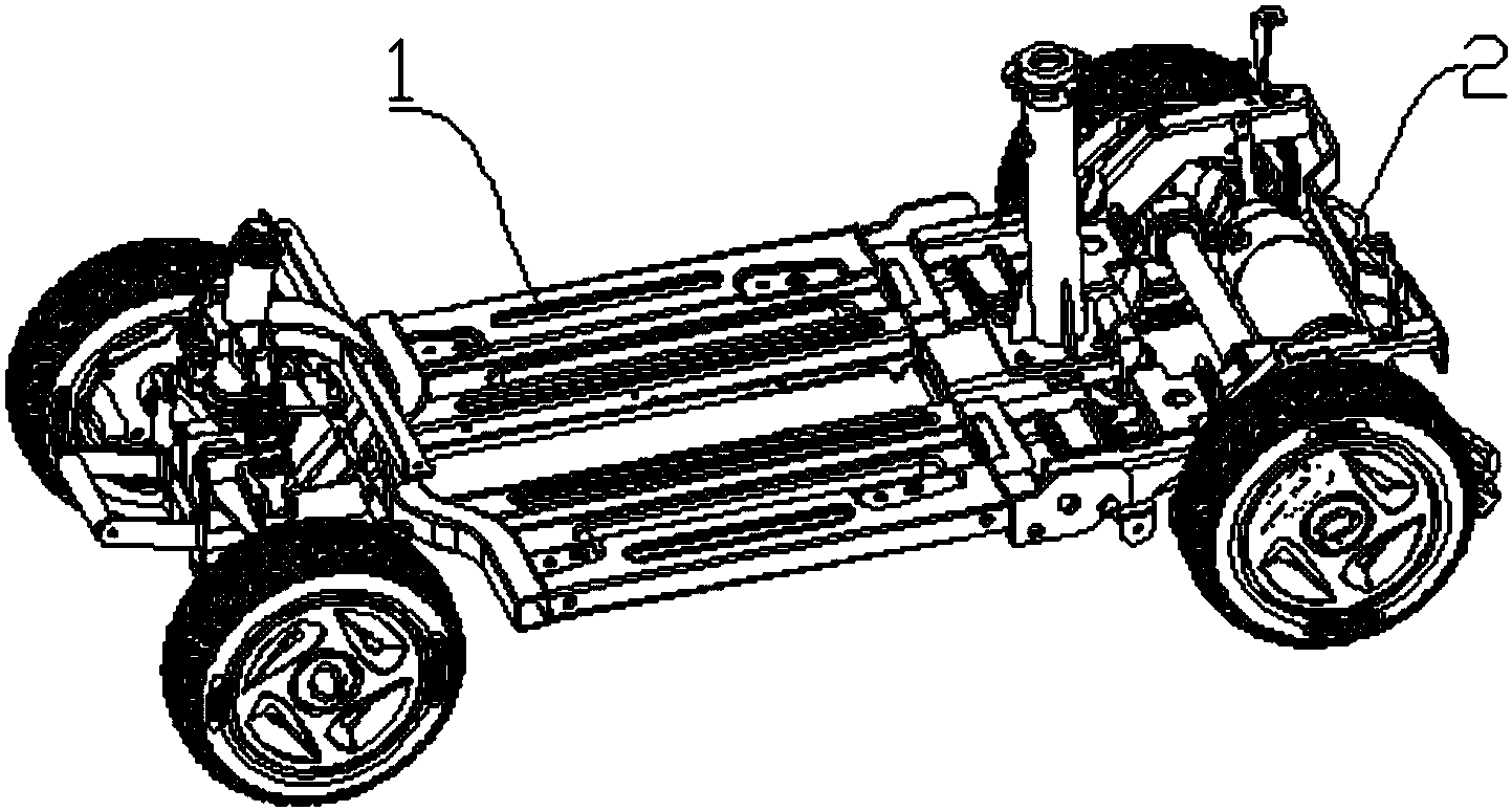 四轮老年电动车结构图片