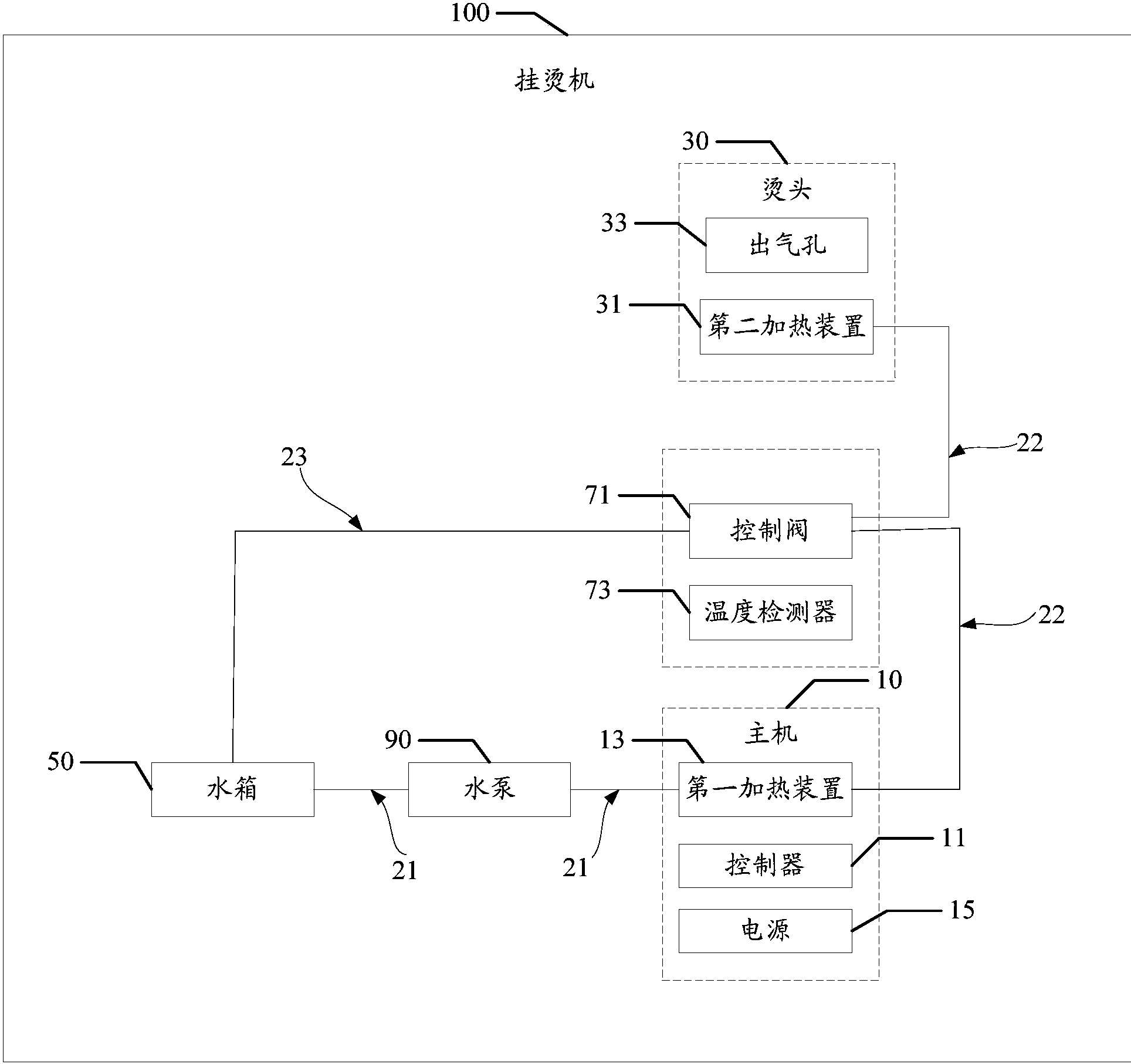 飞科挂烫机内部接线图图片