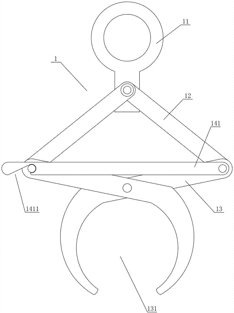 自动脱扣式管母线吊装工装