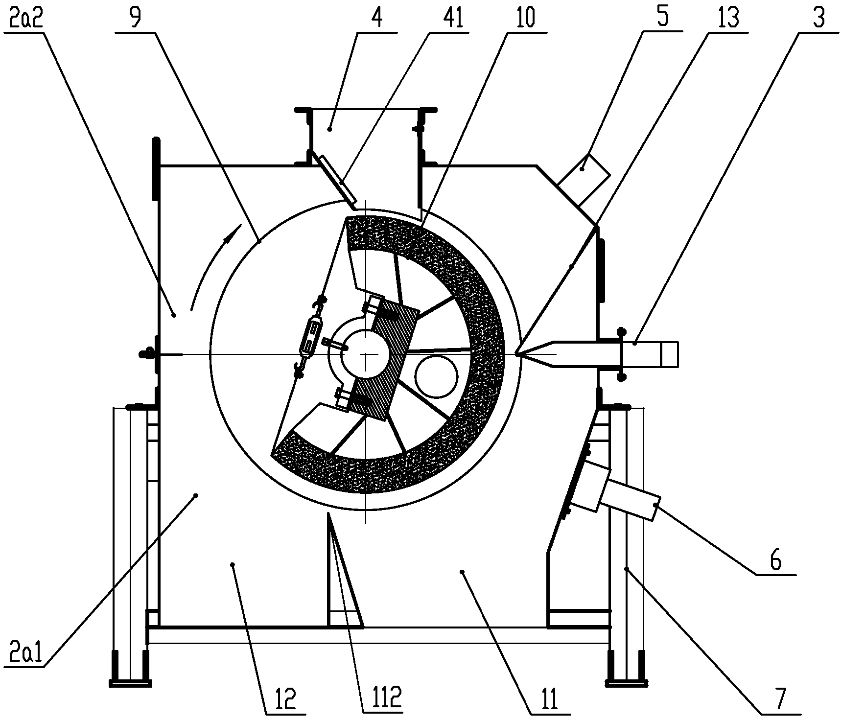 干式磁选机结构图图片