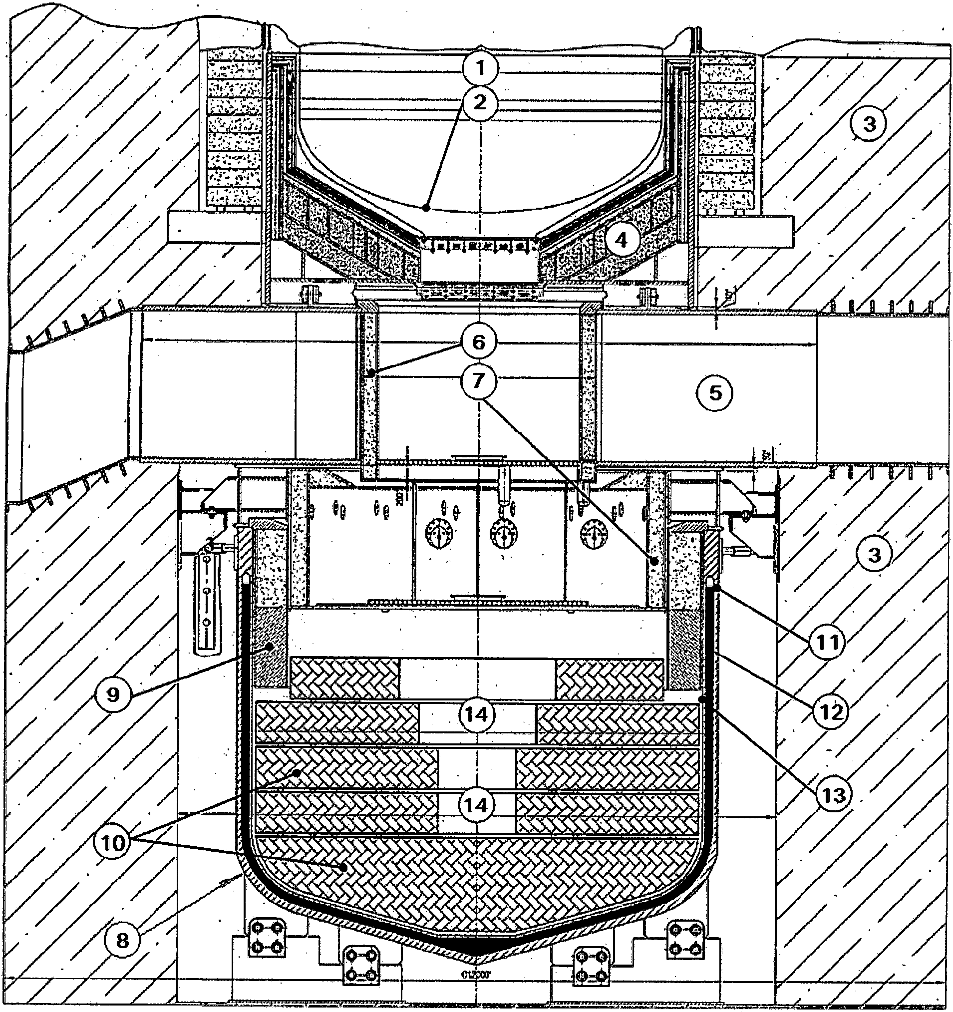 cn107251153a_核反应堆堆芯熔融物的冷却和封闭系统在审