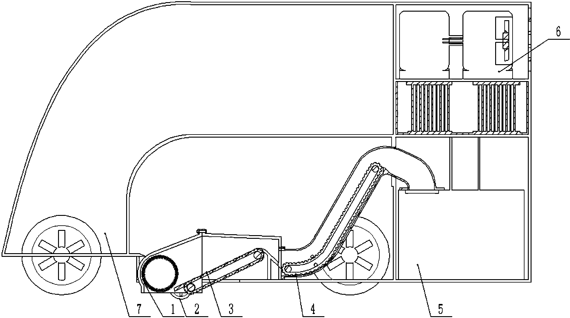 一种垃圾清扫车