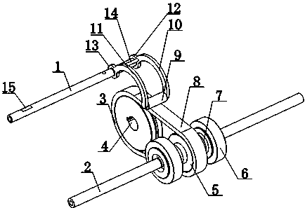 一种张紧式皮带轮驱动机构