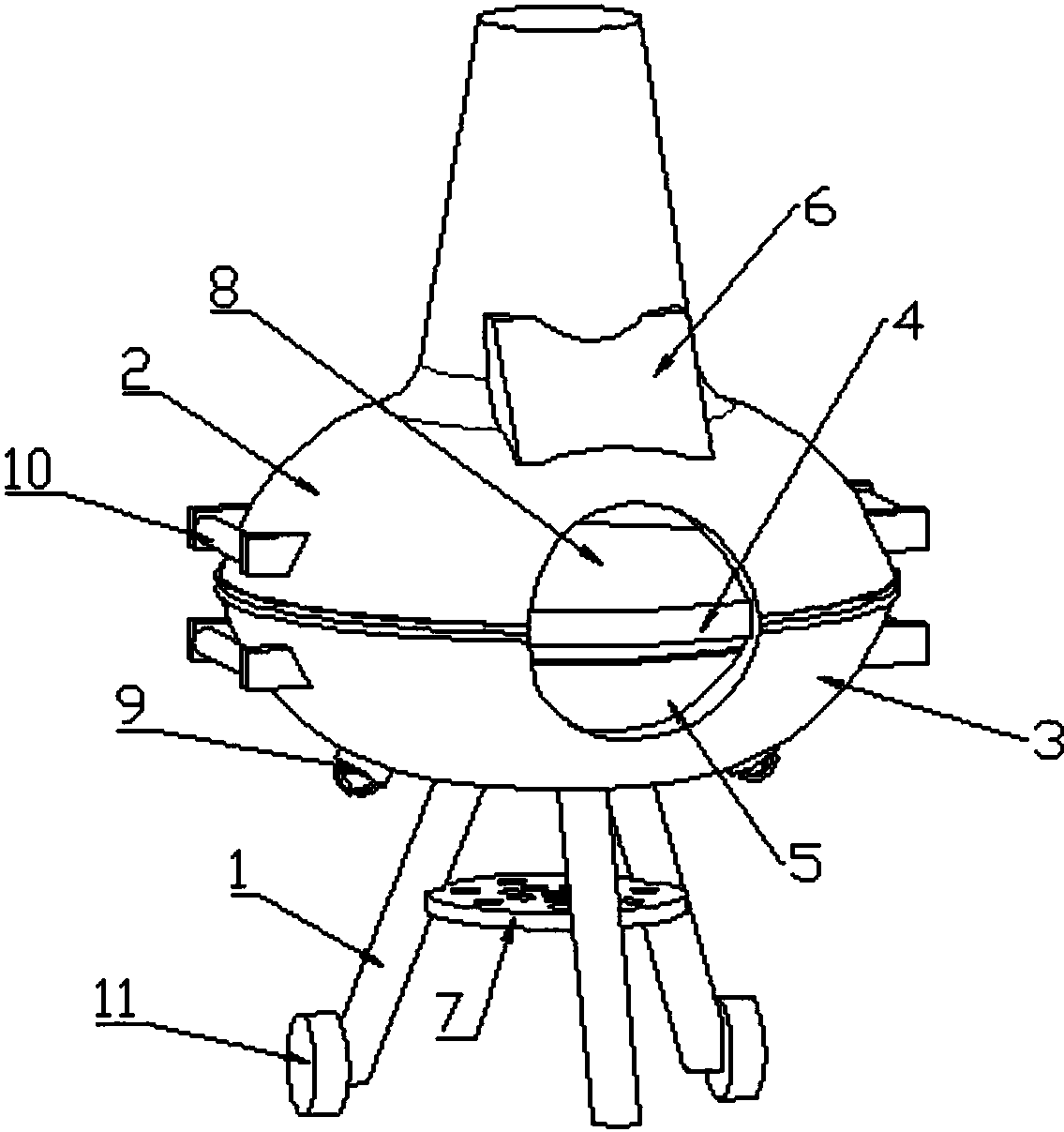 烧烤炉制作尺寸图纸图片