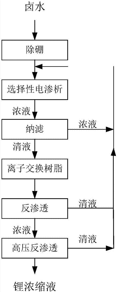 一种从高镁锂比盐湖卤水中提锂的方法及装置