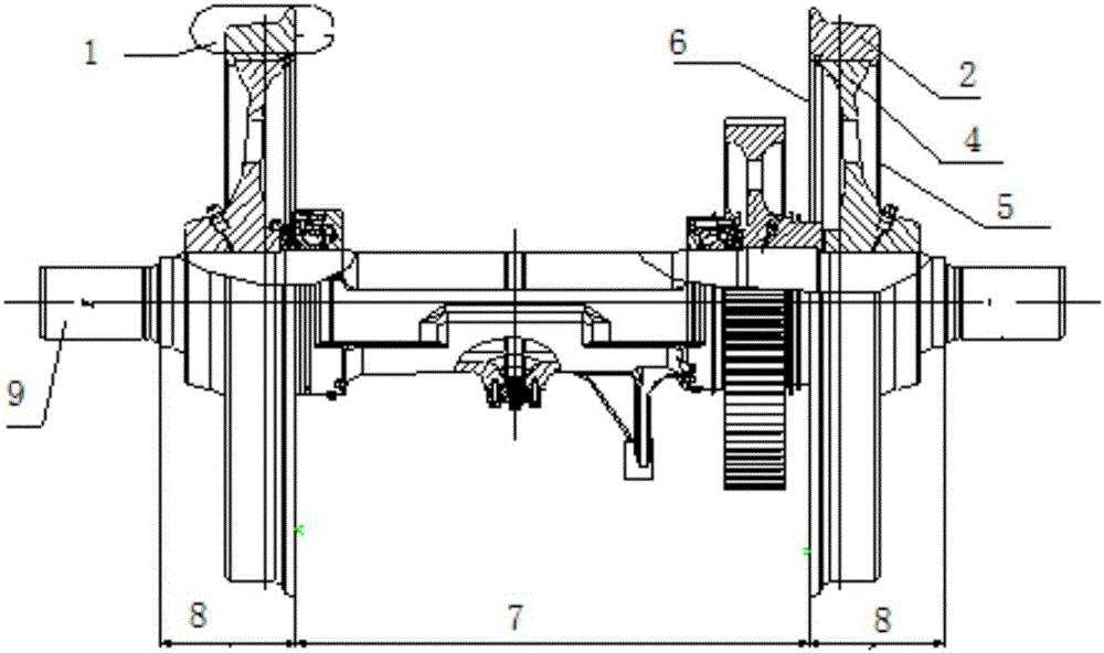 cn107433424a_机车分体轮对装配工艺有效