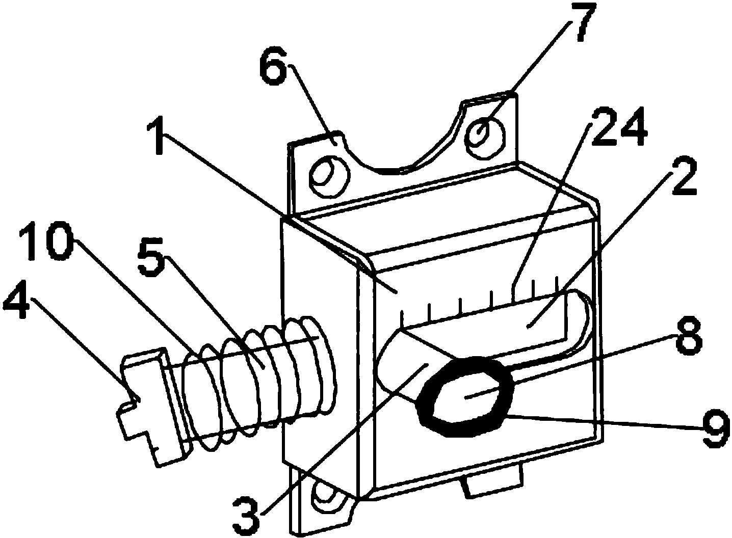 cn107448601a_一种低电压器的机械互锁机构有效
