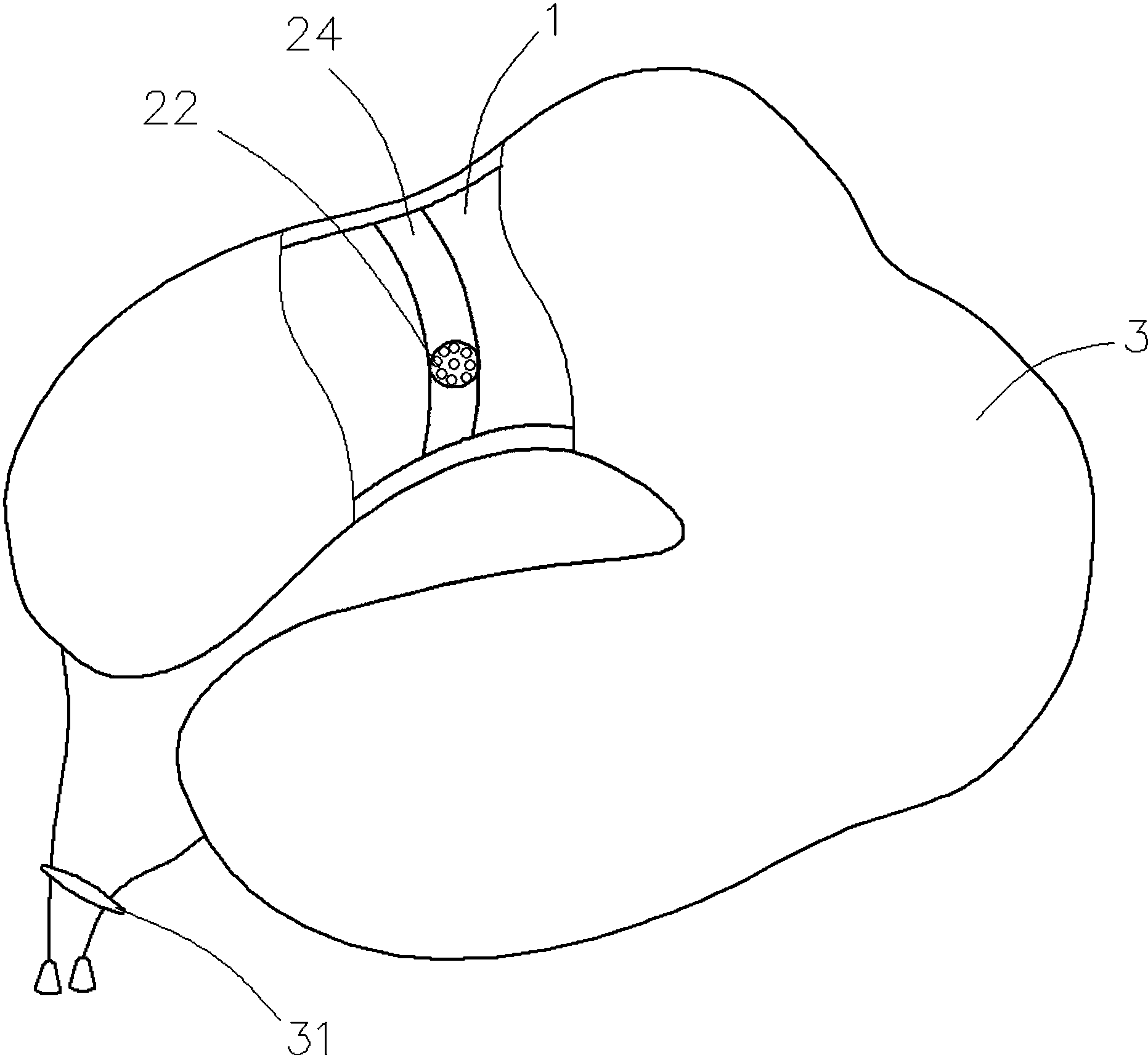 u型枕简笔画图片