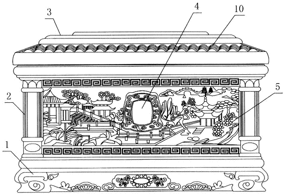 cn107550682a_一种设有按键式密封阀的真空骨灰盒在审