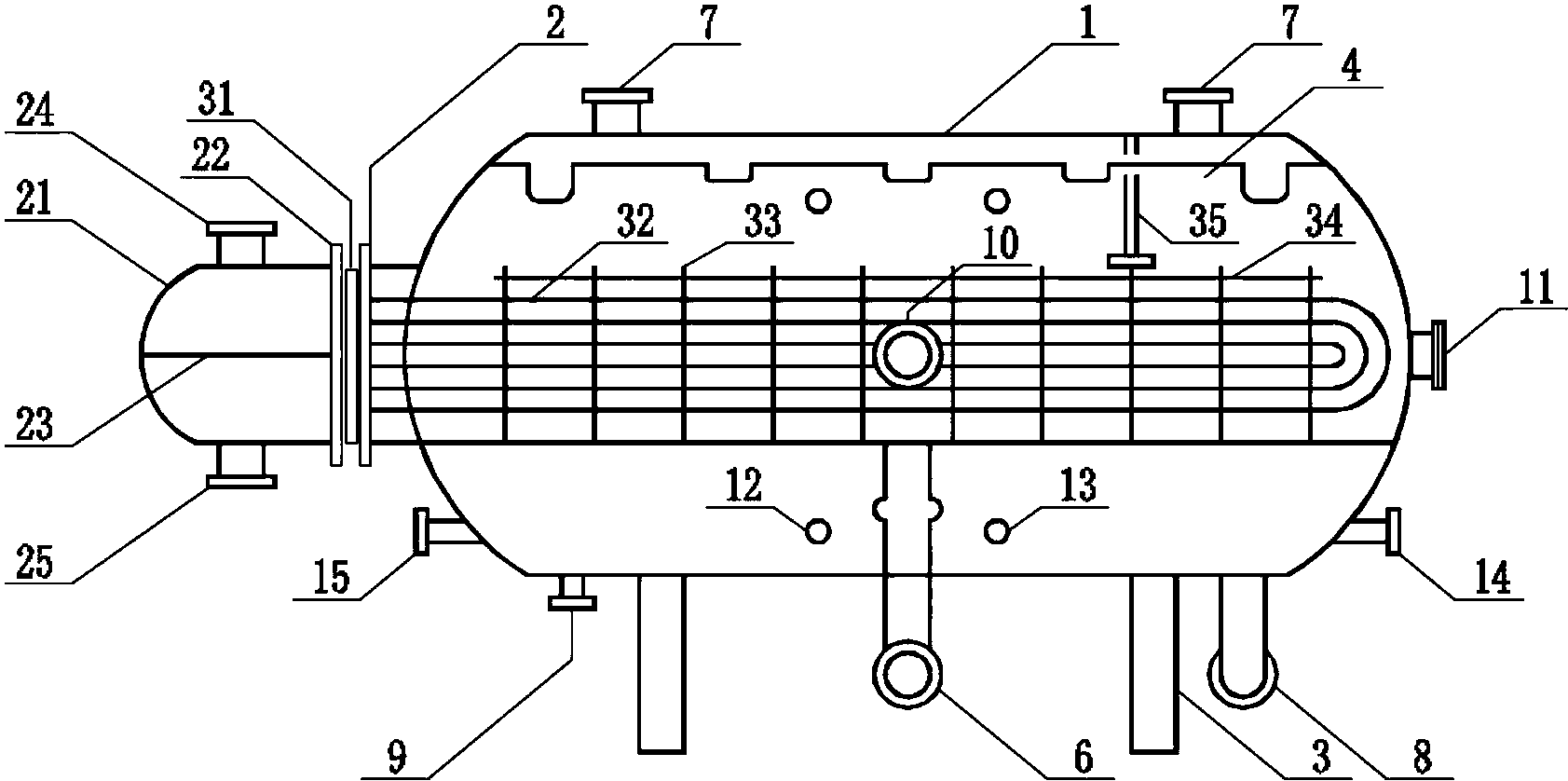 cn107569866a_一种新型釜式重沸器及其制造工艺在审