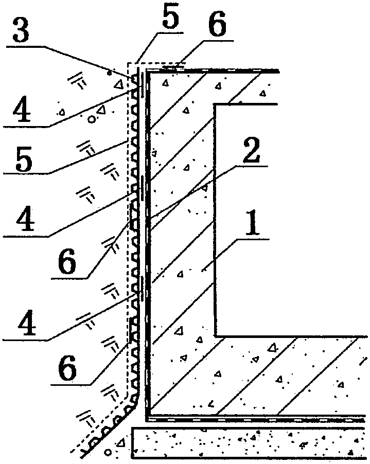 cn107574843a_將塑料排水板作為外牆防水保護層的方法在審