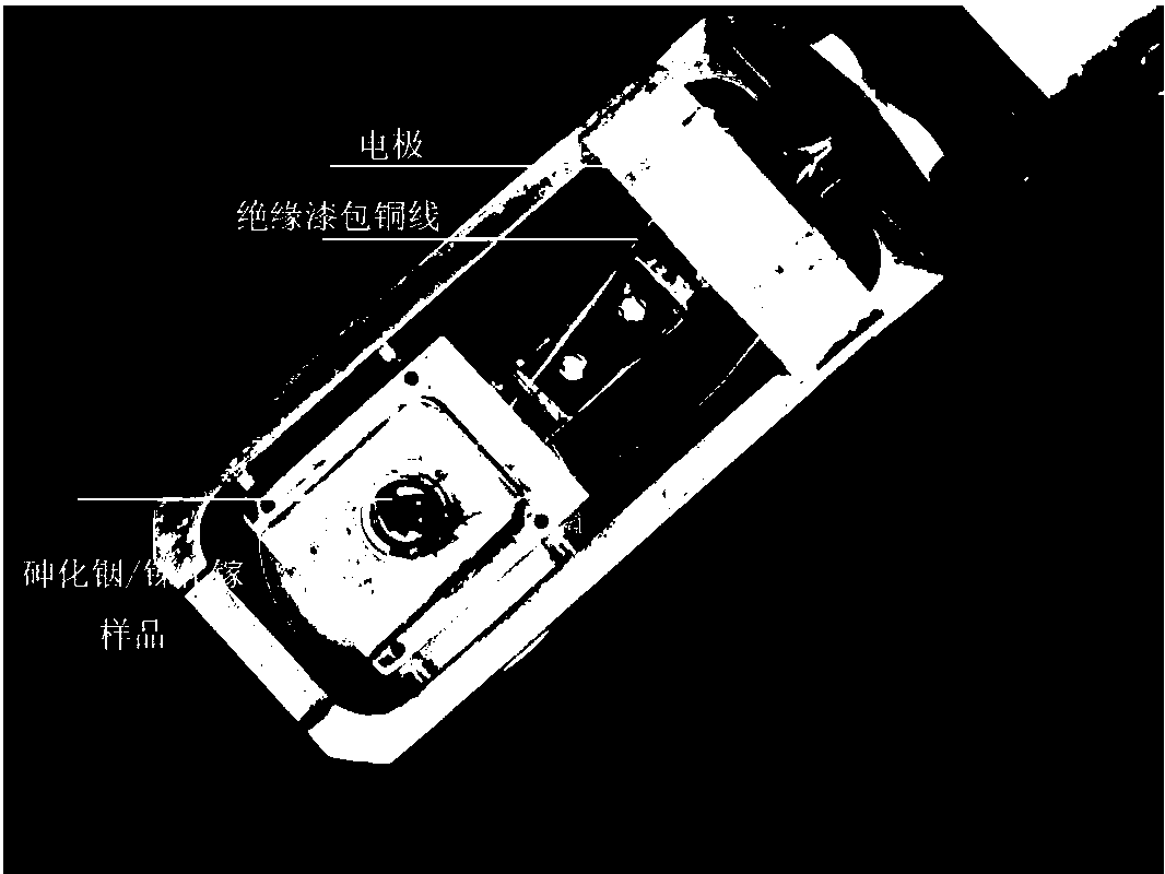 cn107576541a_透射電鏡的原位加電砷化銦/銻化鎵超晶格半導體樣品的