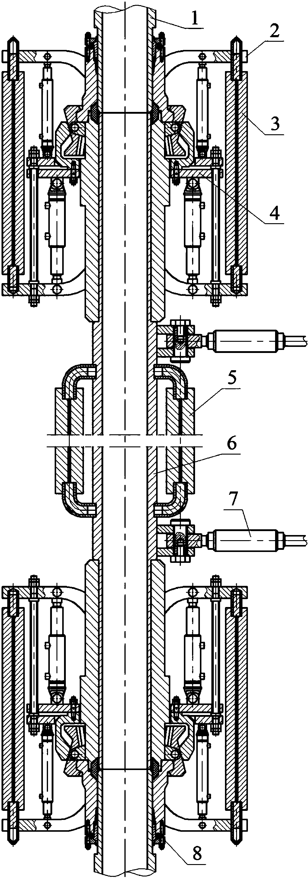 cn107606309a_一种深水海底管道管段连接作业装置及方法有效