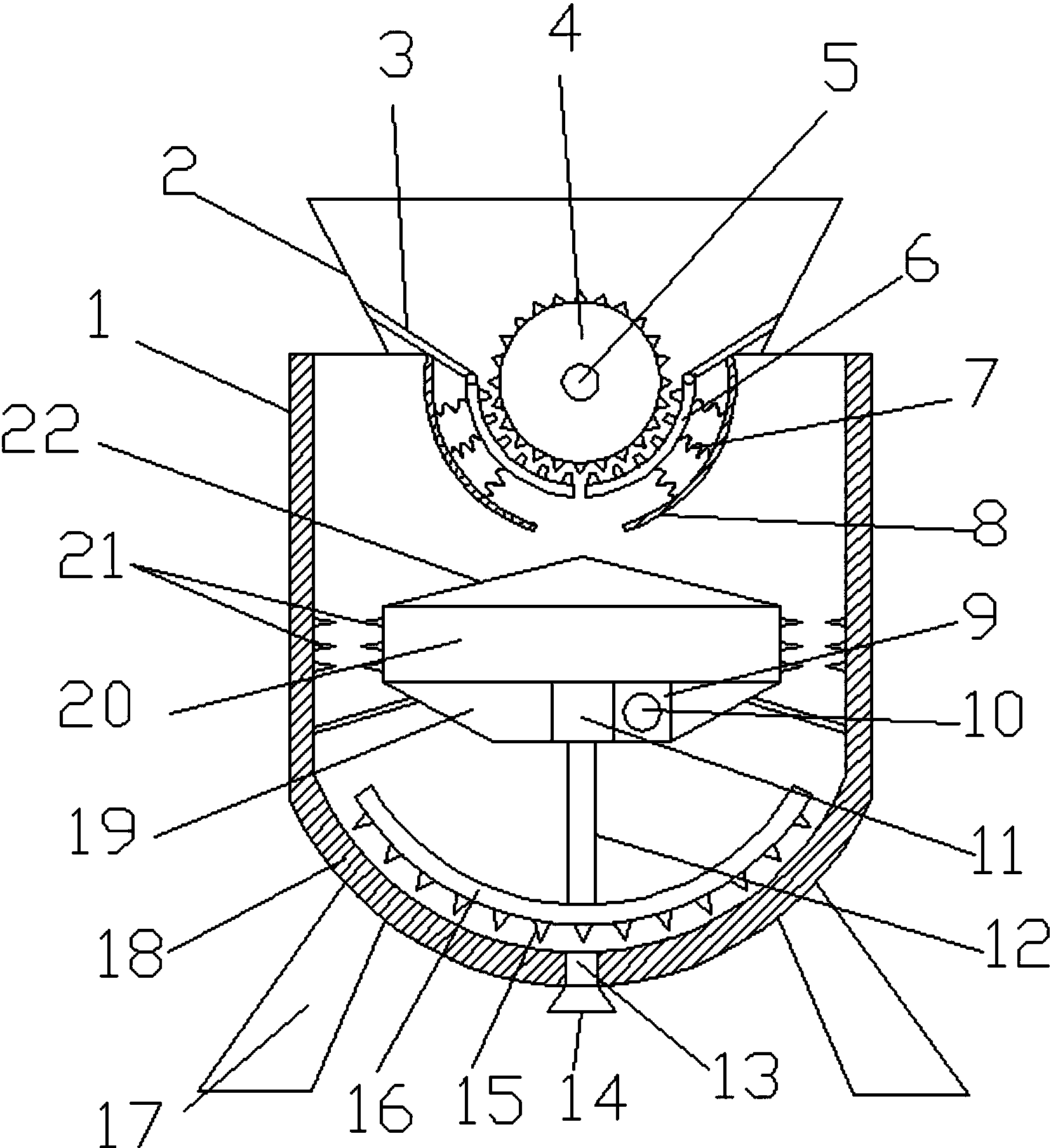 一种高效中药材粉碎研磨装置
