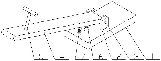 一种单人跷跷板