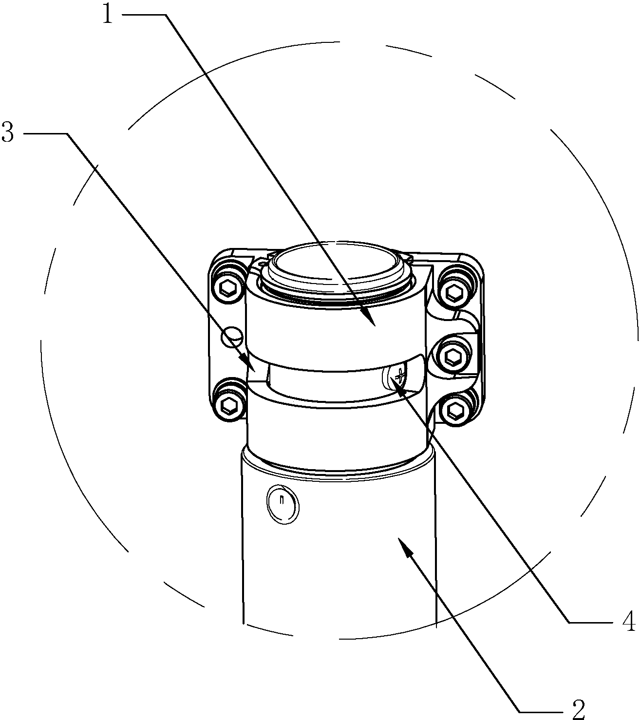 cn107693294a_一种牙科椅支架用的限位转动结构在审
