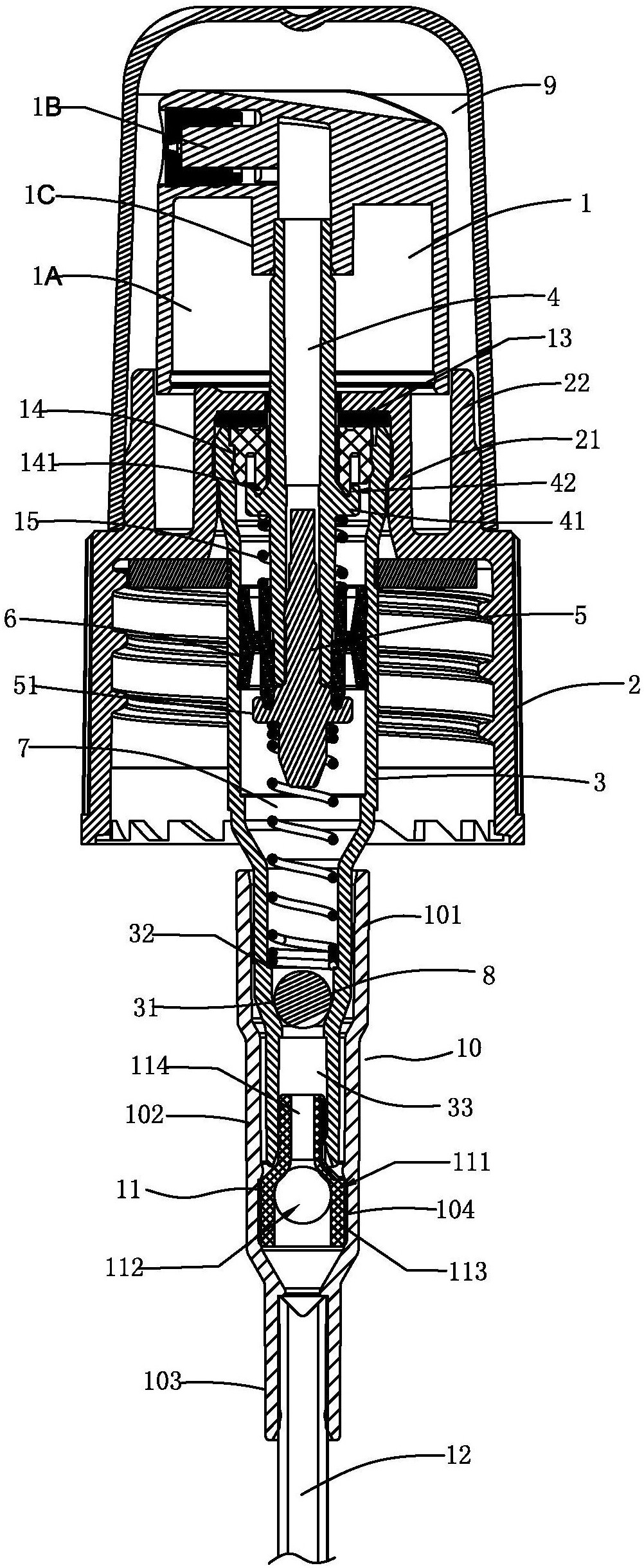 喷雾器水泵结构原理图图片