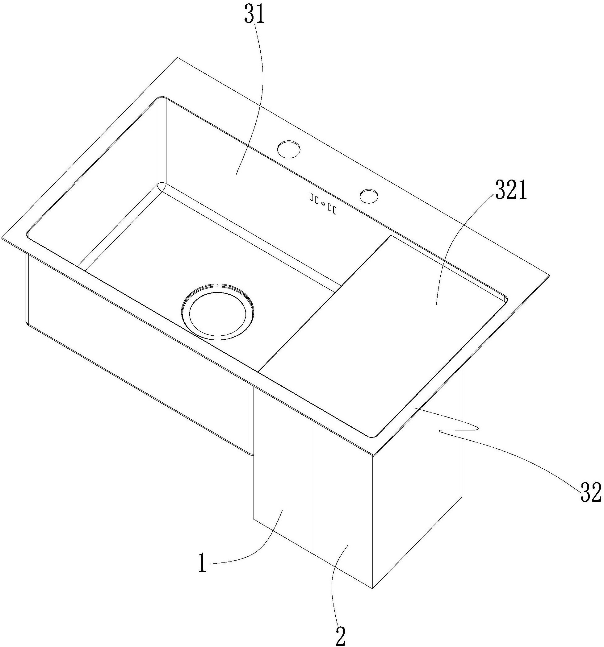 带小厨宝的水槽