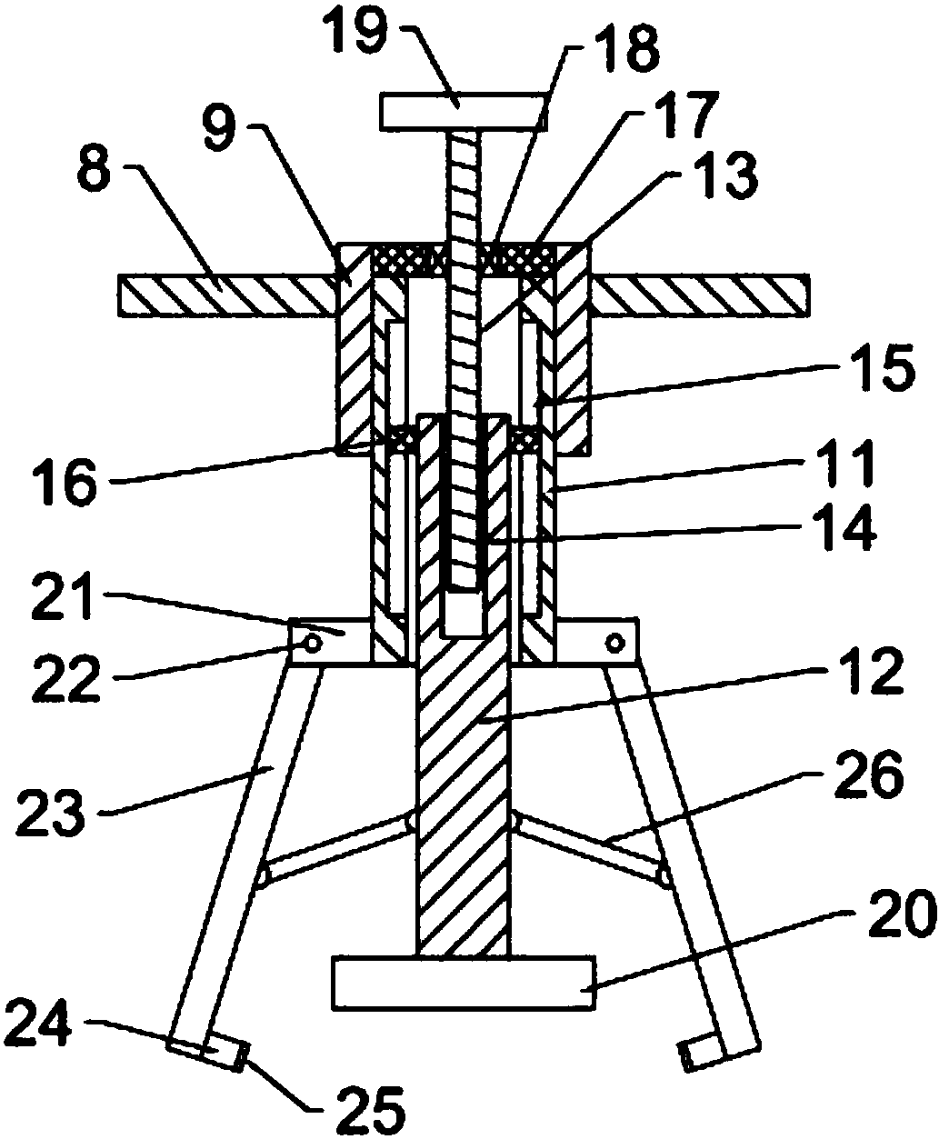 cn107934869a_一种高效食品加工包装用手动抓盖压盖机在审