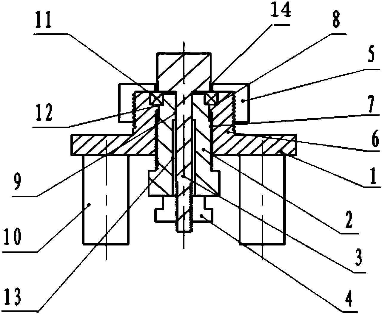 cn107976140a_一種滾珠軸承軸向遊隙檢測工裝及檢測方法在審