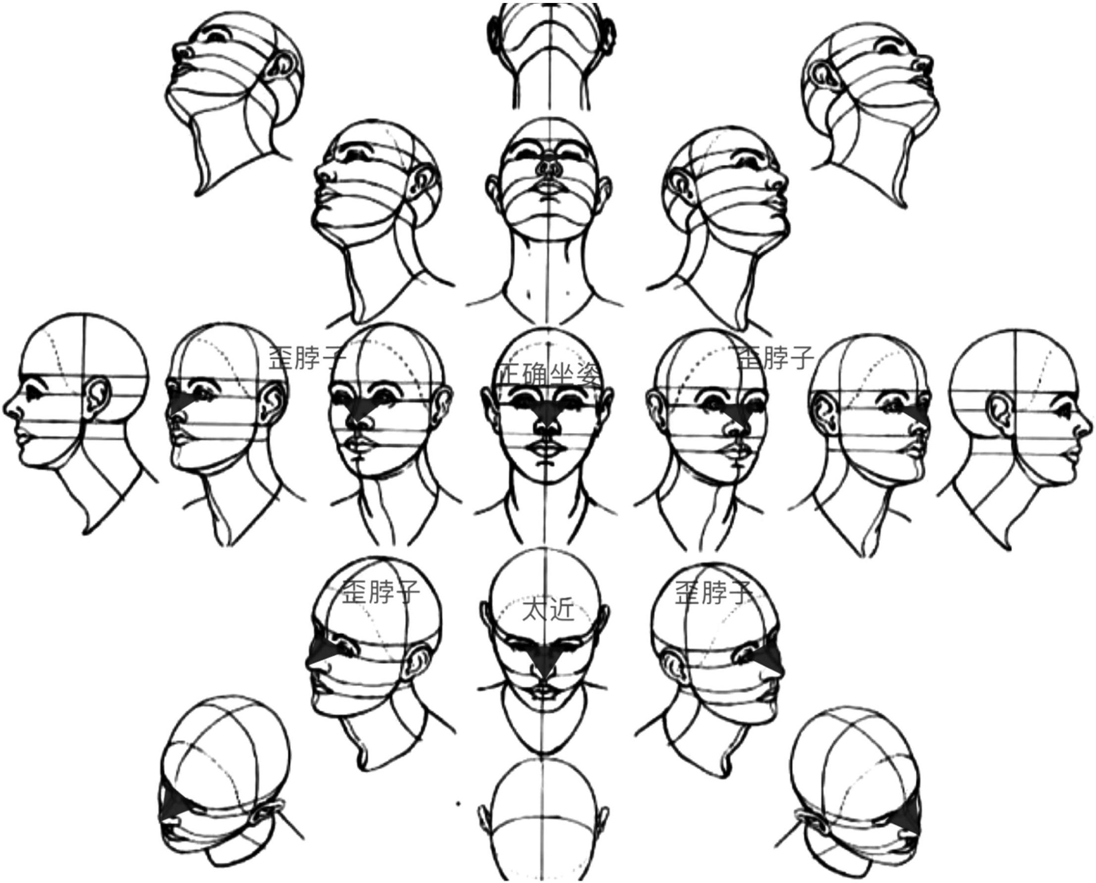 头部姿态识别方法头部姿态识别装置和存储介质