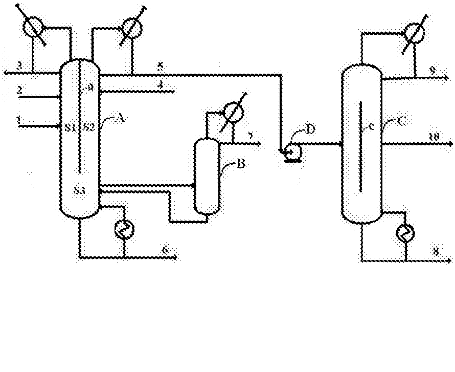 一种乙腈法抽提丁二烯的节能系统