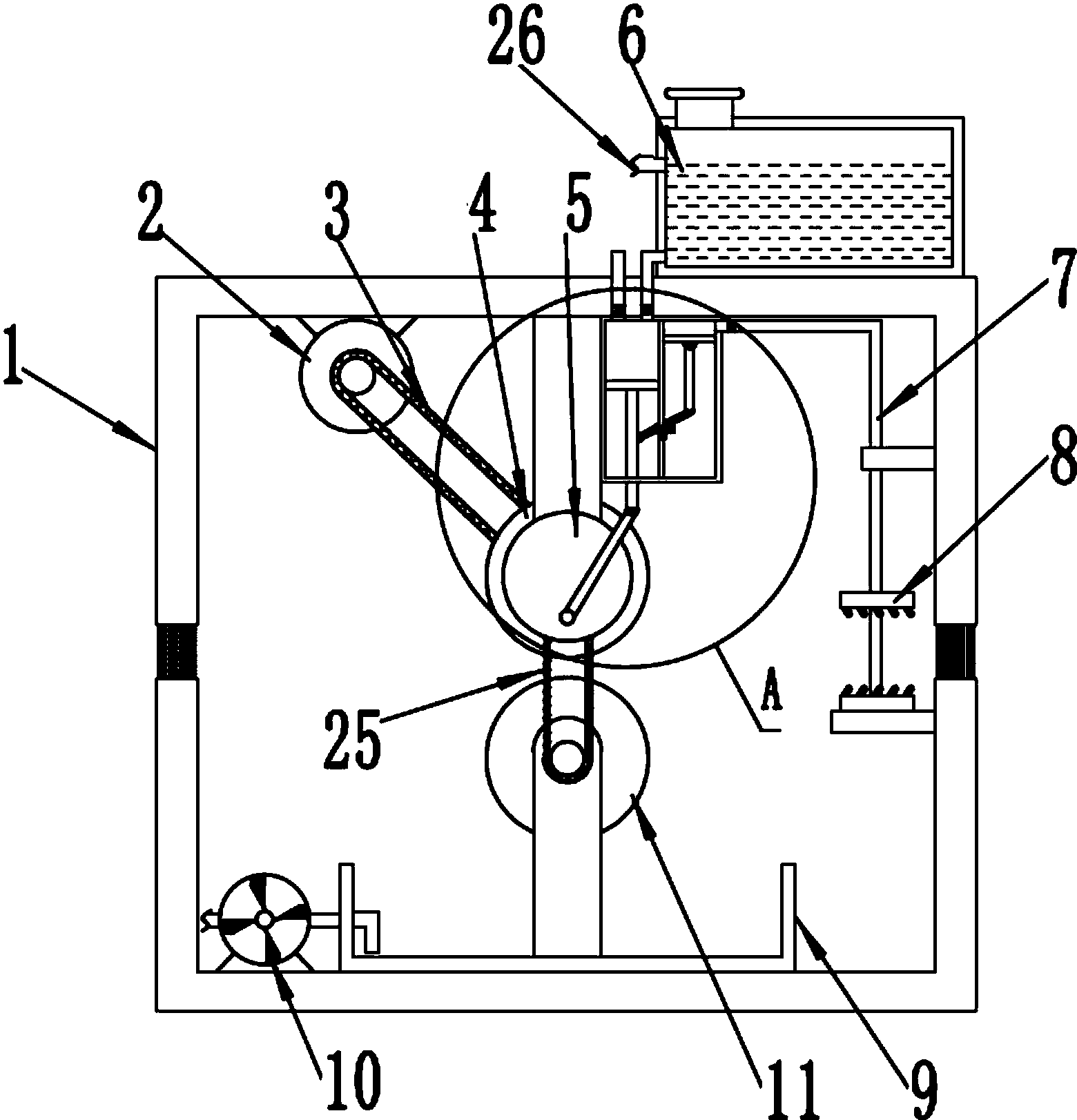 一种镀铝锌硅钢带的涂油装置