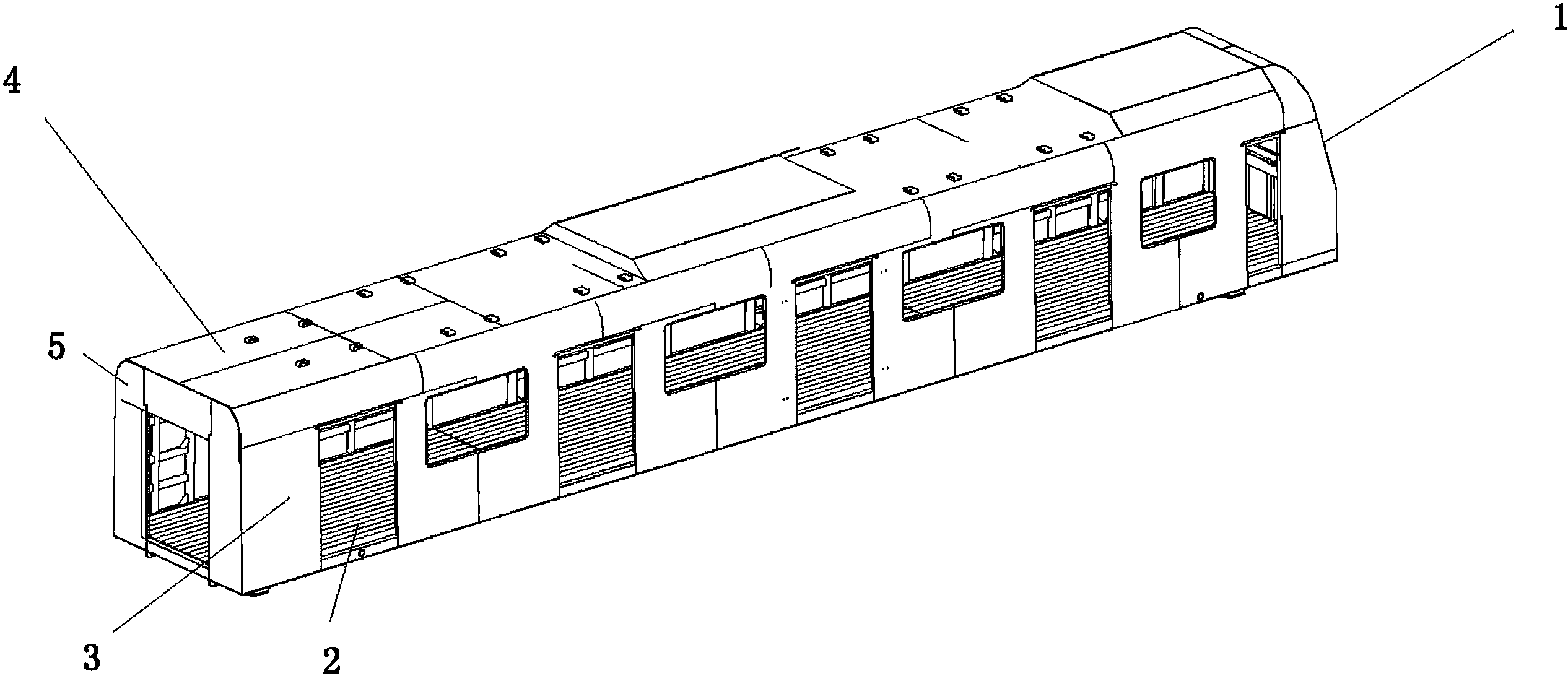 地铁车体结构图片
