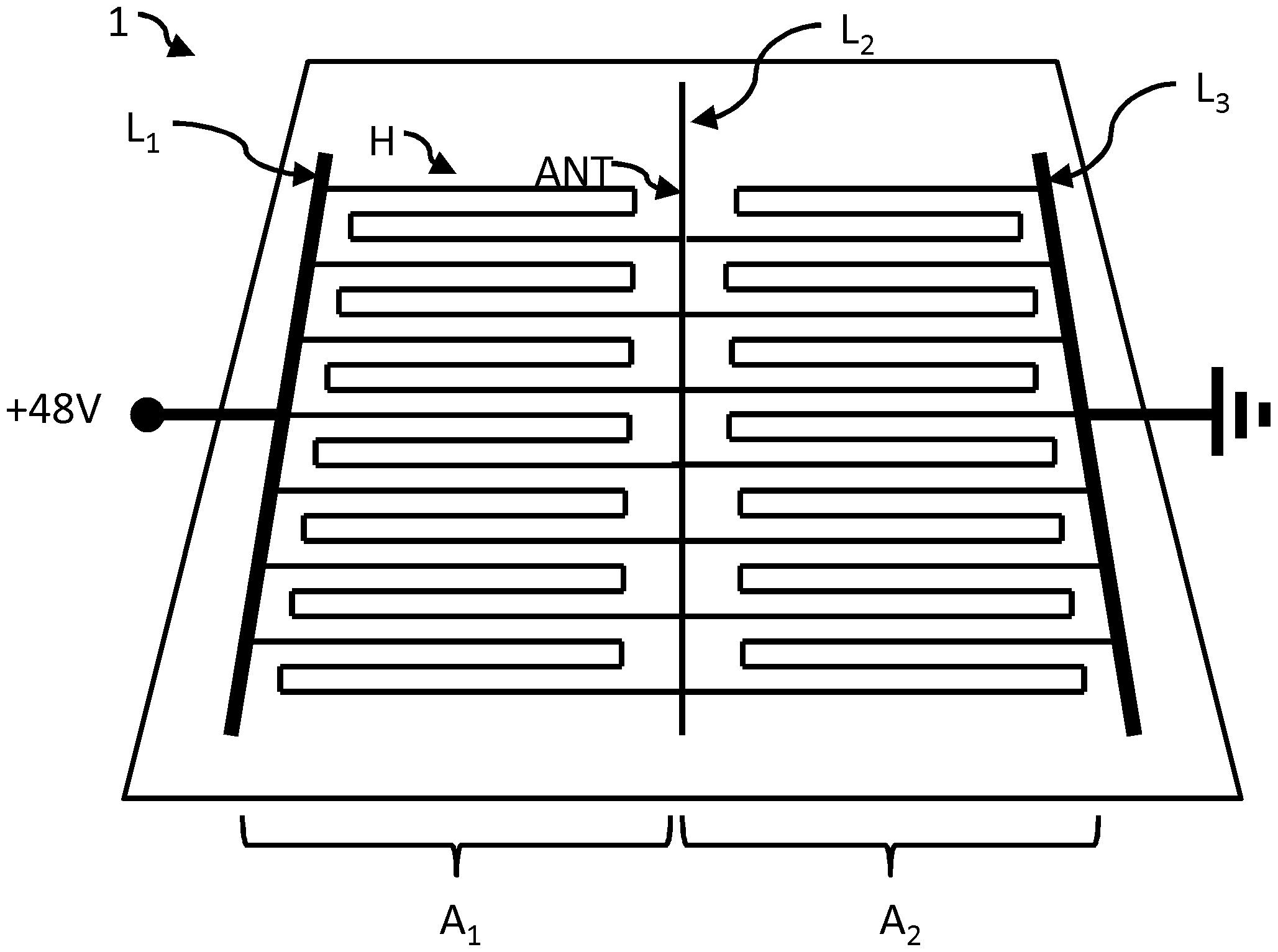 带有电加热装置的玻璃片