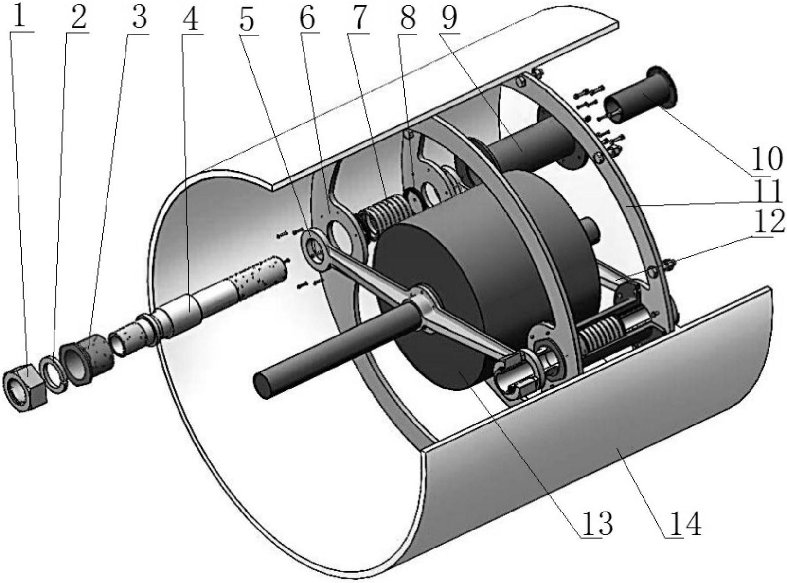 一种双联式环形弹簧缓冲装置专利_专利申请于2018-01-23_专利查询 - 