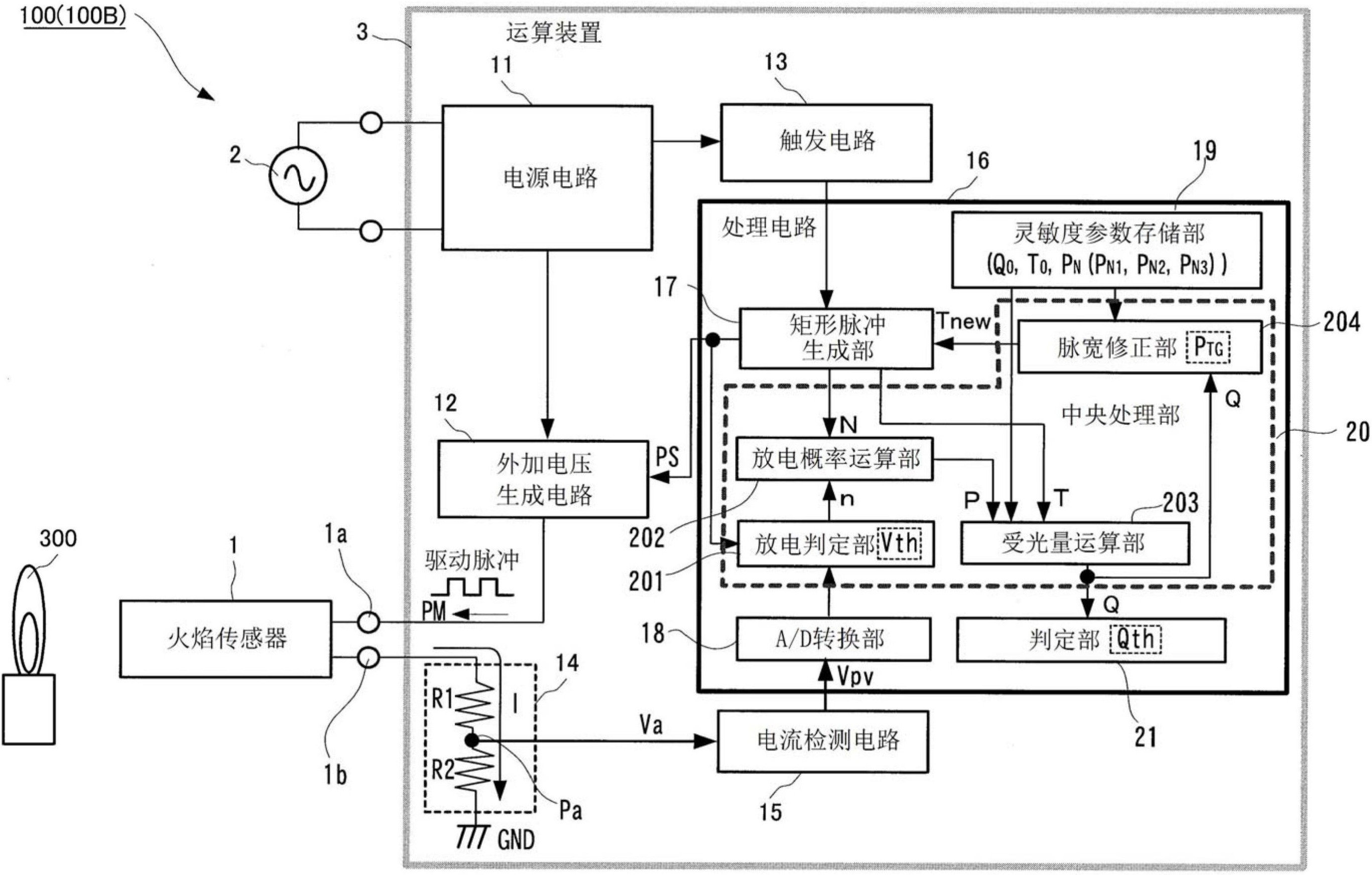 火焰检测器原理图图片