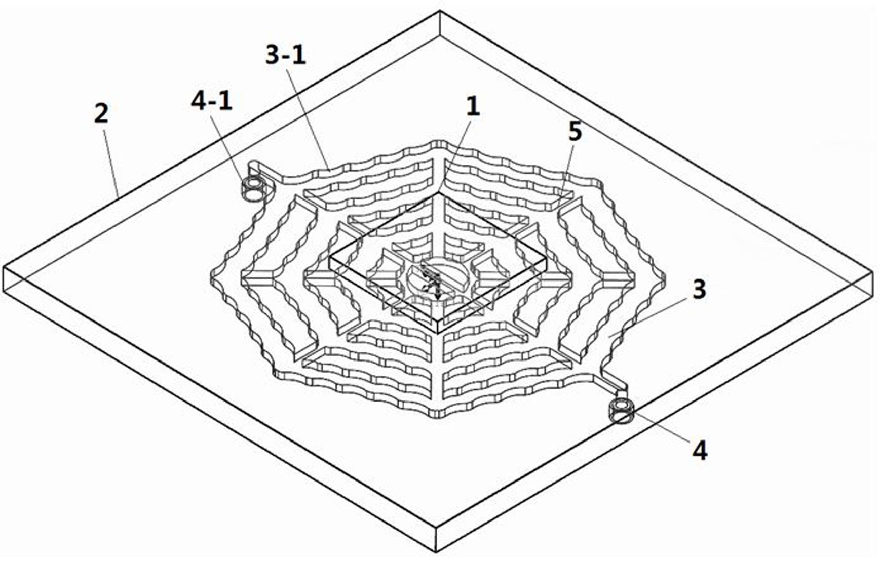 蛛网式结构化学图片