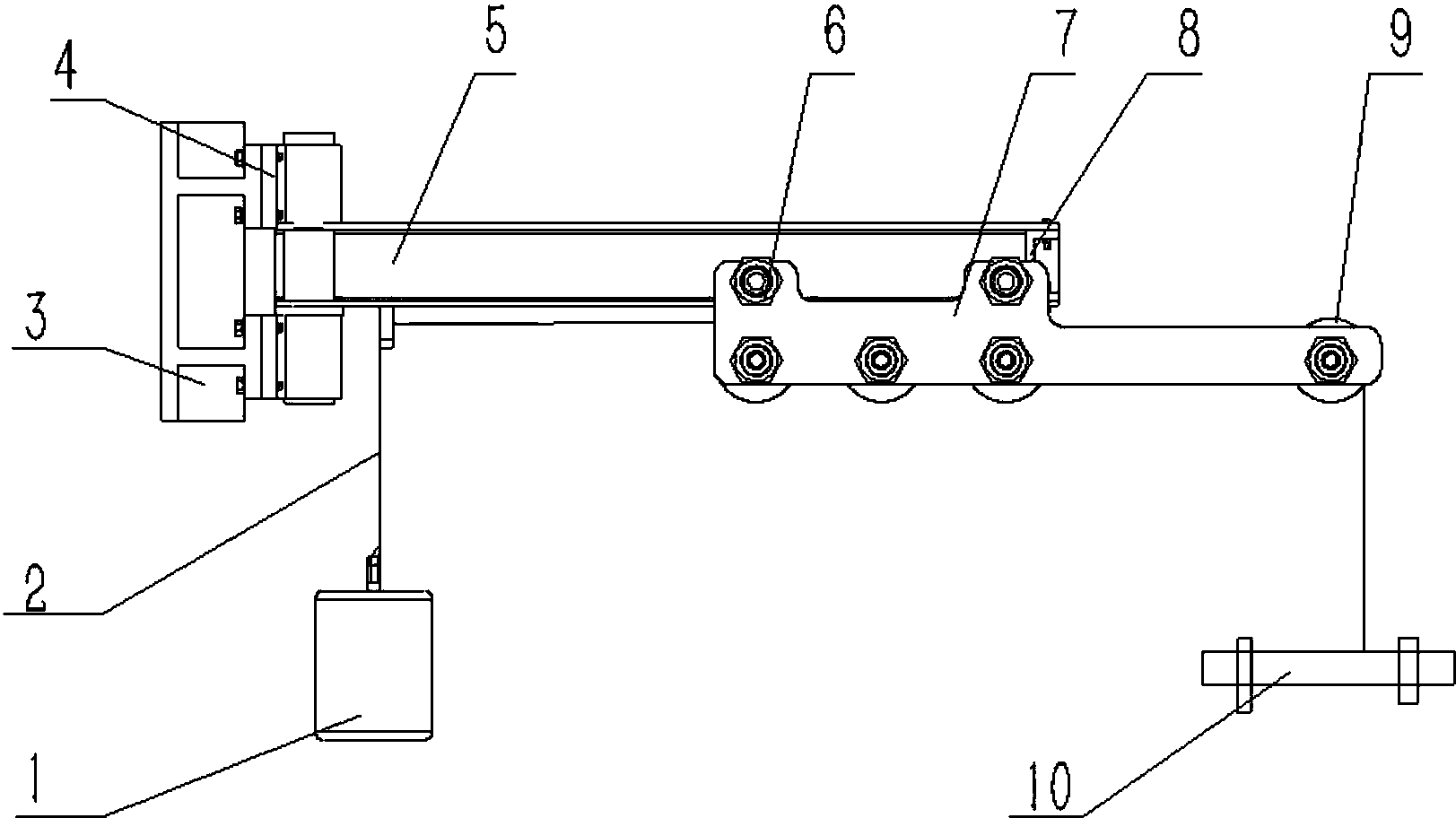 cn108247032a_一種油缸省力安裝裝置在審