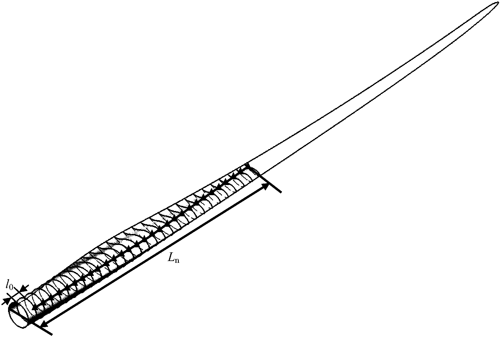 cn108280259a_一种风电叶片涡流发生器安装位置及其尺