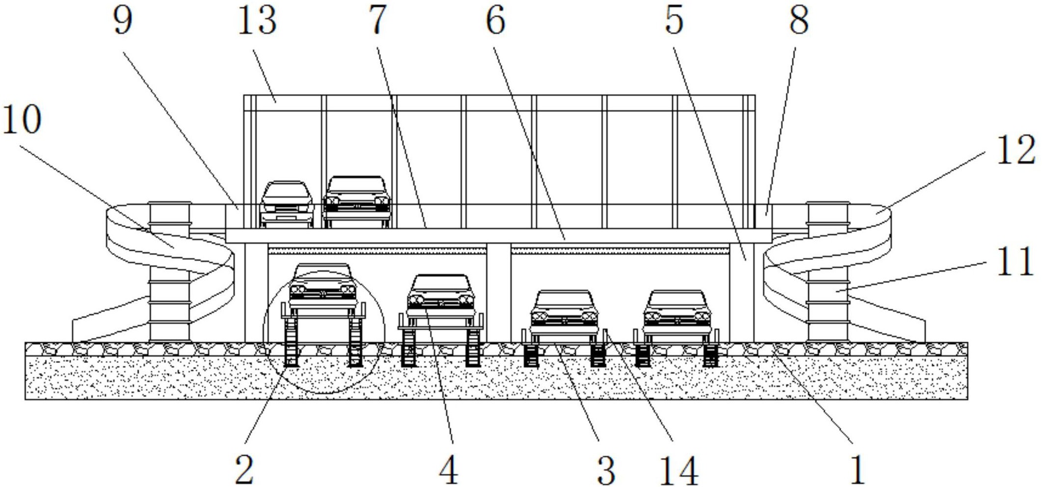 一種立體式停車場