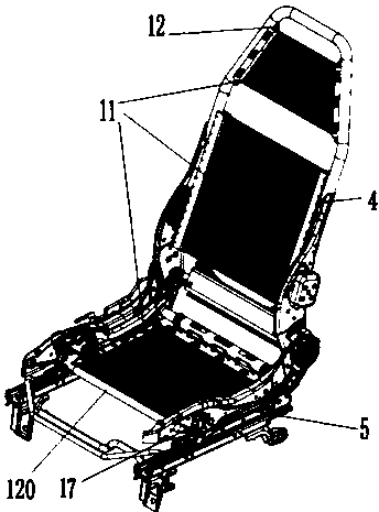 cn108312923a_一種汽車座椅彈力懸架結構在審