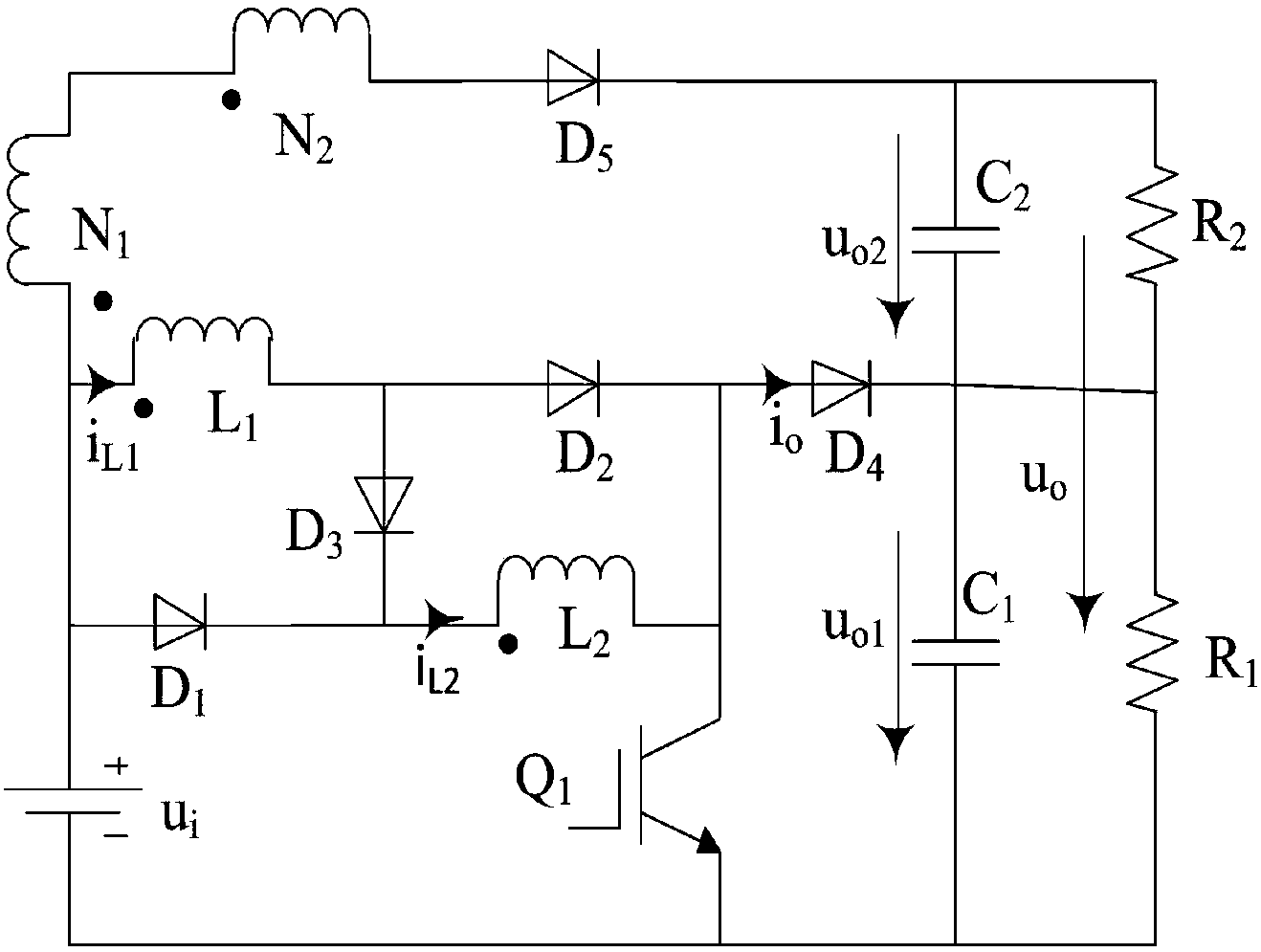 一种基于反激磁耦合的boost升压电路专利_专利查询 - 天眼查