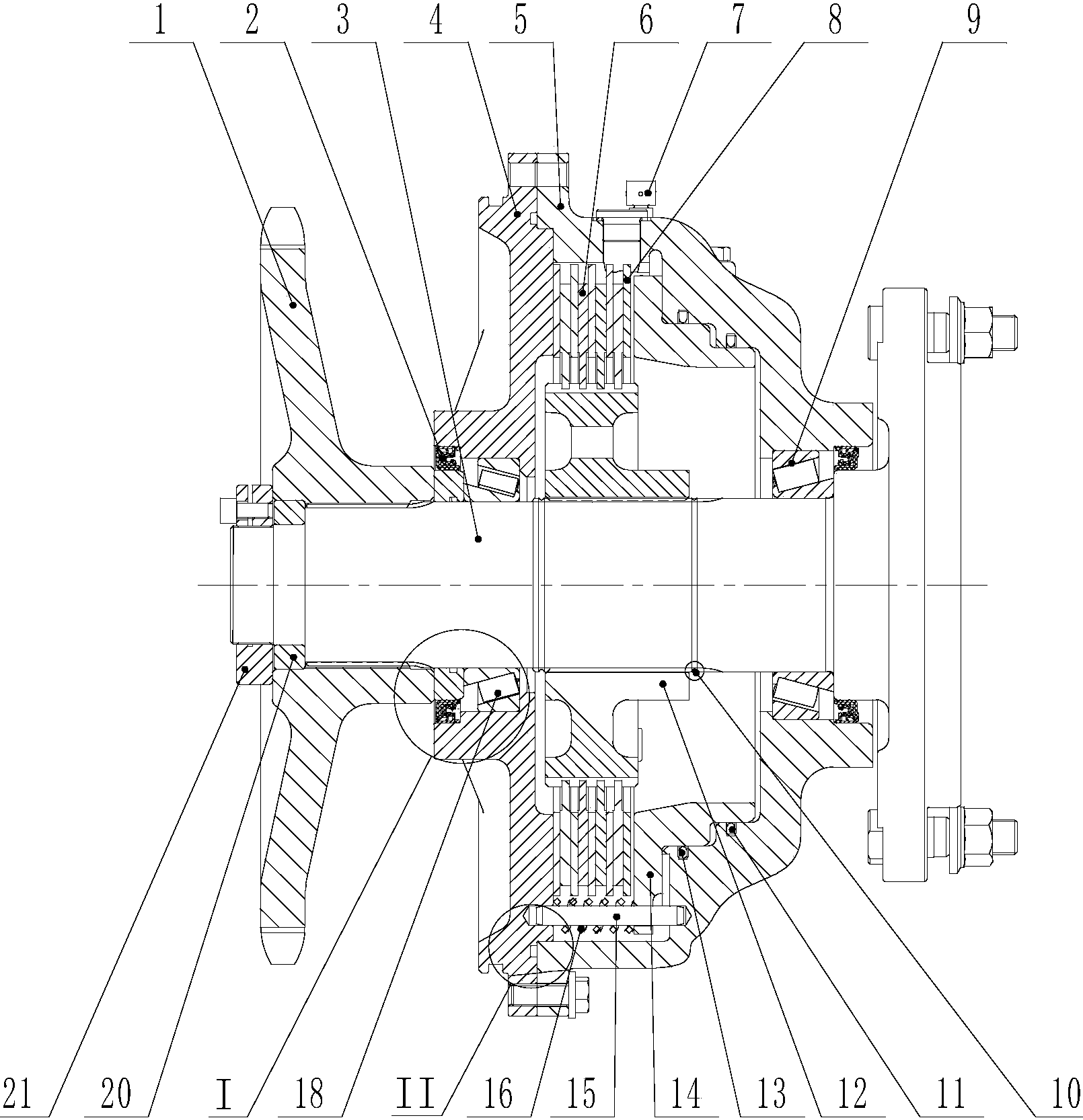 cn108412915a_平地机后驱动桥用湿式制动总成失效