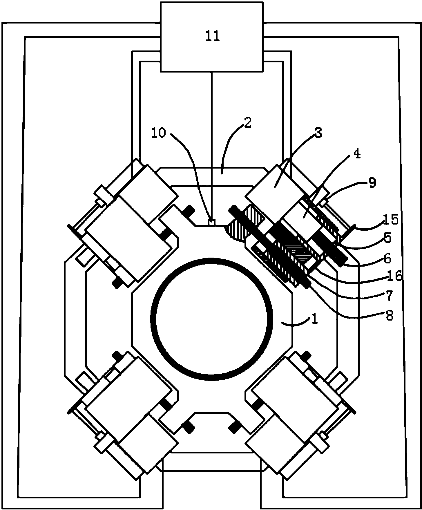 一种管道自适应等刚度动力吸振器