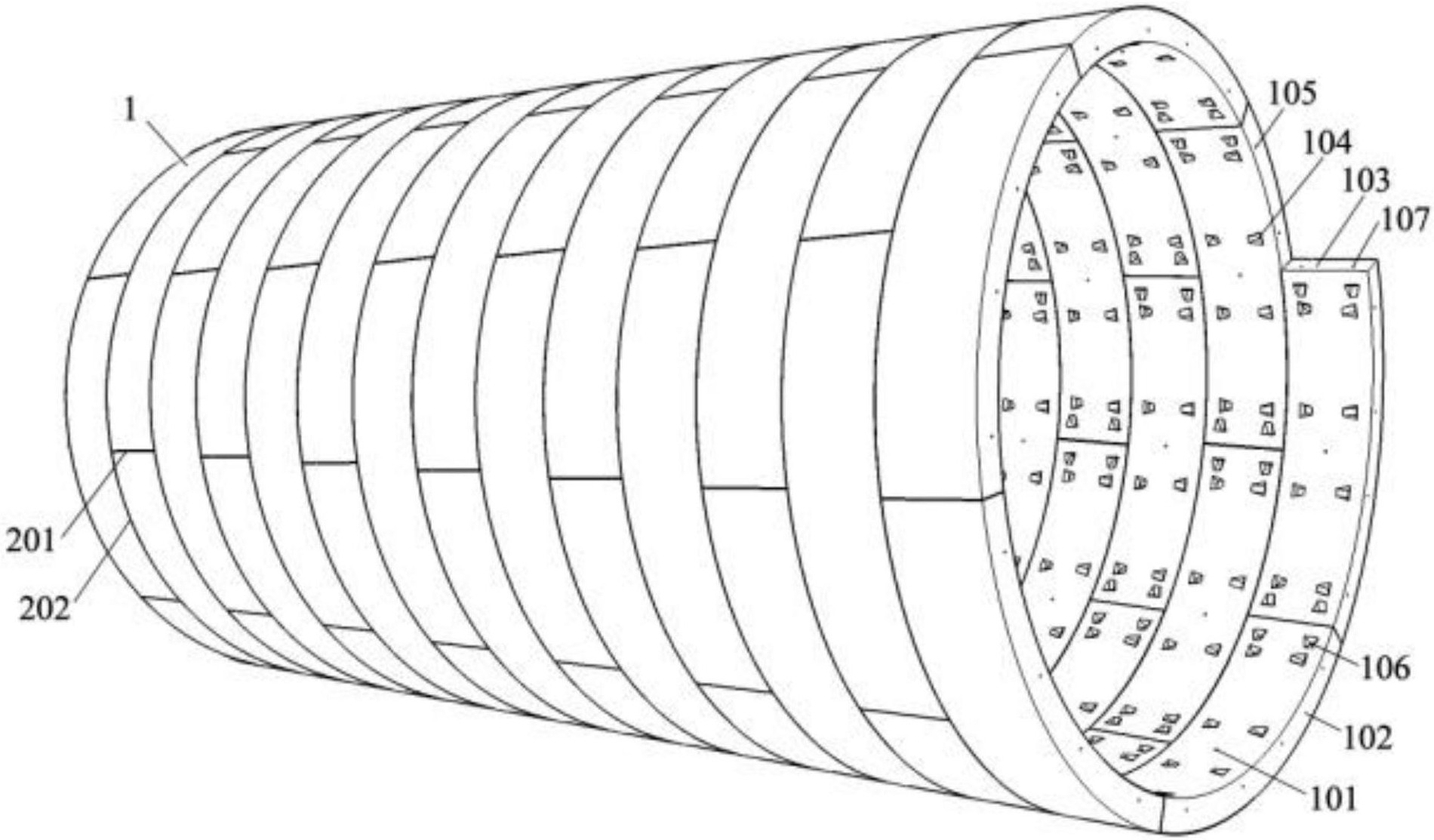 cn108457669a_一种螺线形走向盾构隧道衬砌管片及其施工方法在审