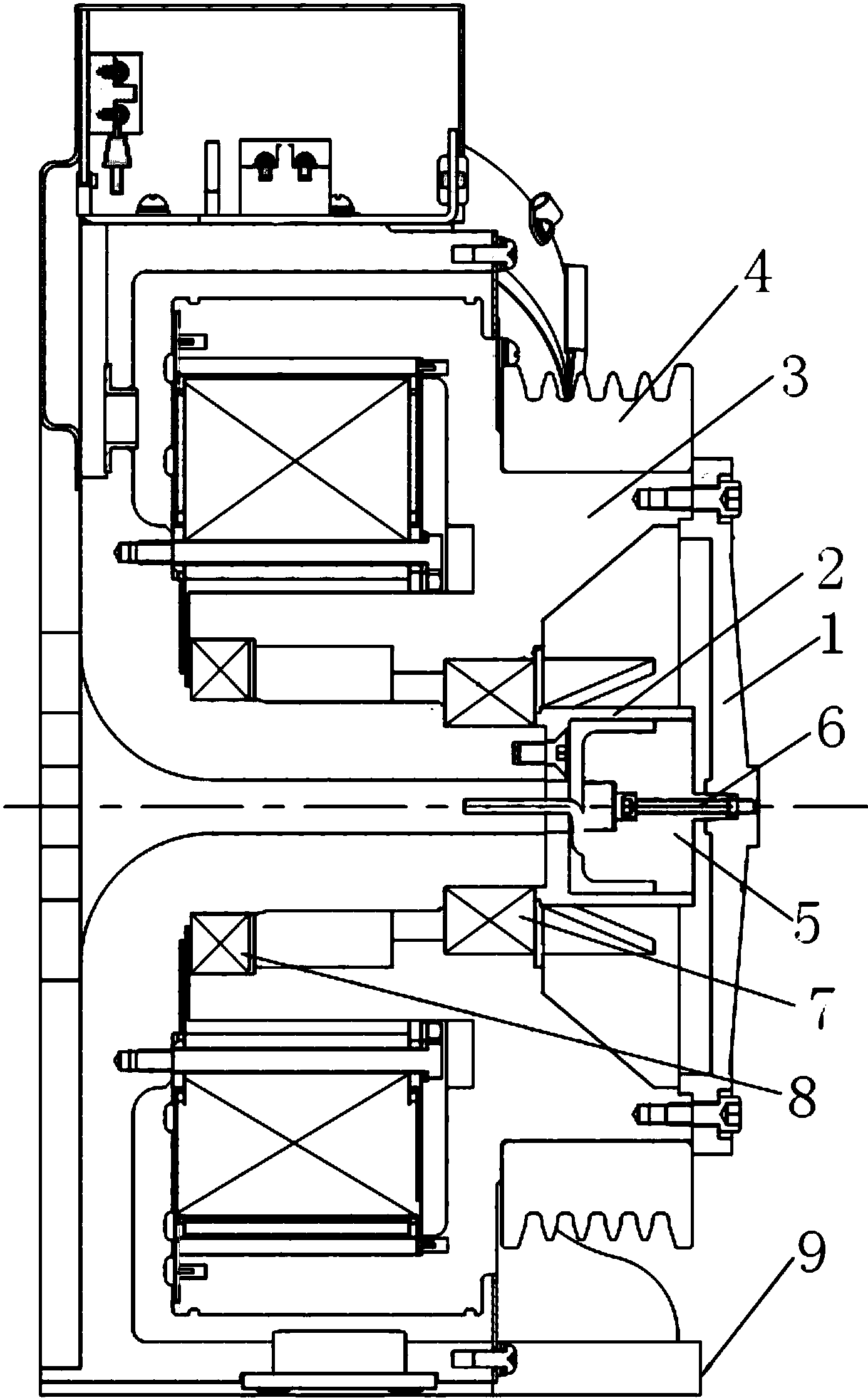 cn108462324a_曳引机编码器的安装结构在审