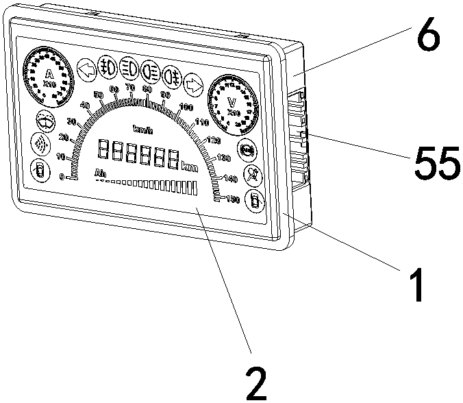 cn108528216a_电动汽车面板嵌入式vfd组合仪表失效