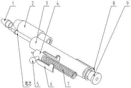 击针枪结构图图片