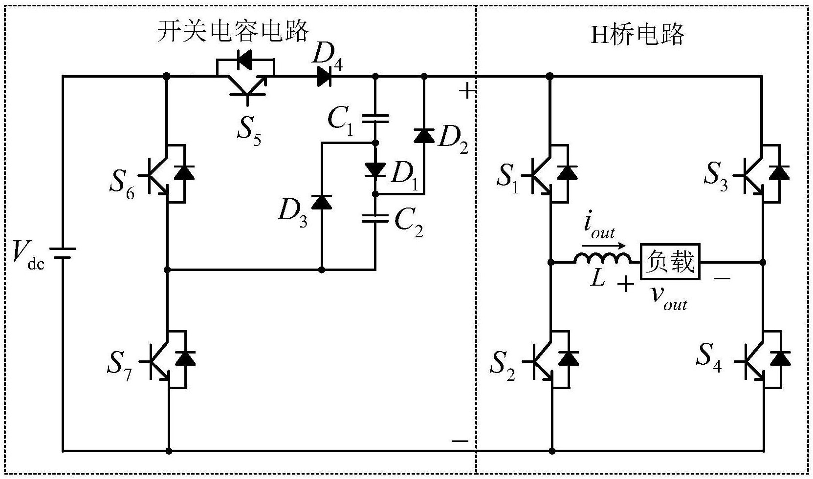 一種單相七電平逆變電器及其pwm信號調製方法