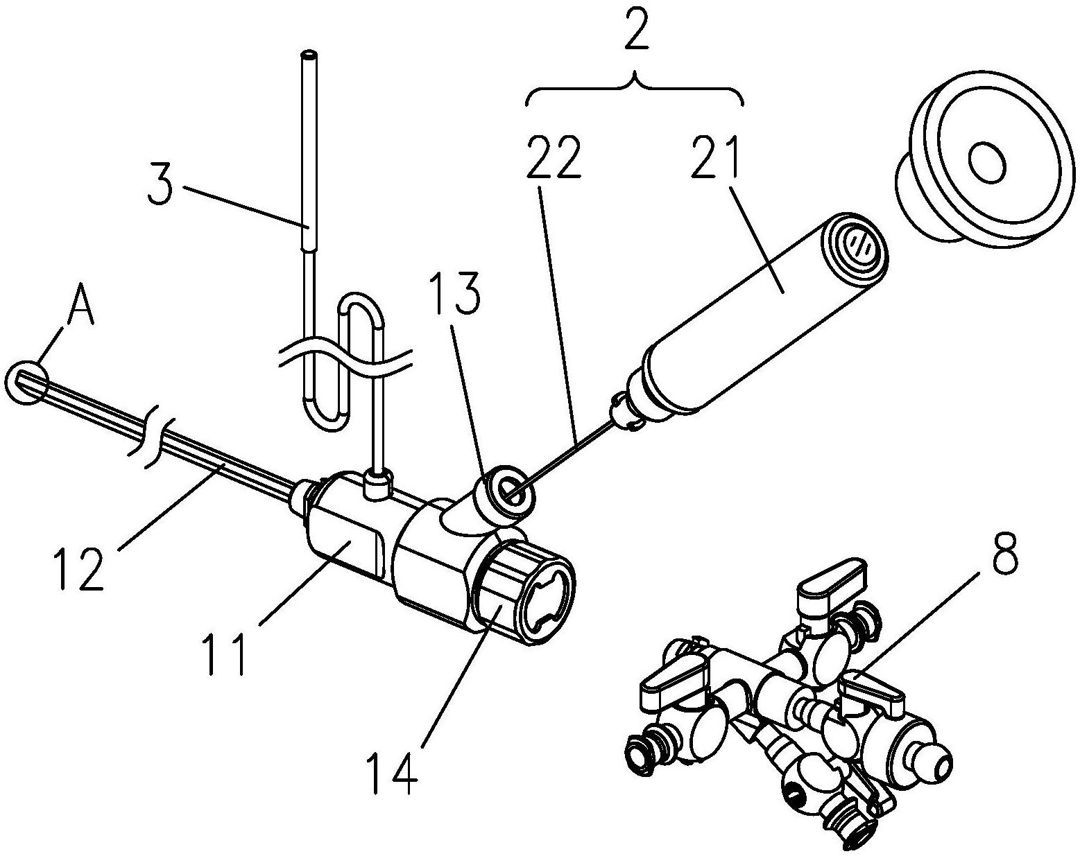 cn108618745a_一种分体式结构的输尿管镜在审