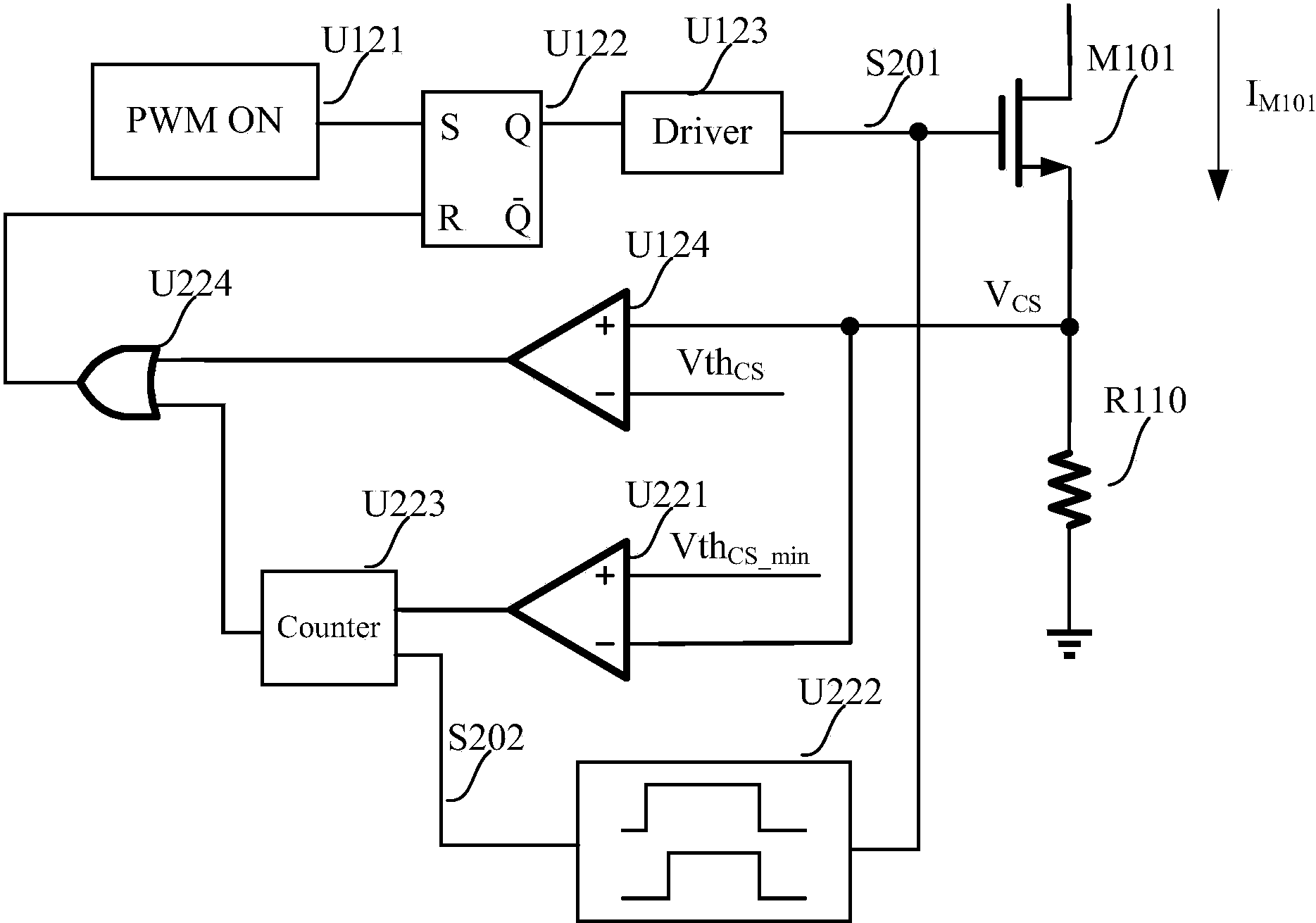 cn108649537a_原邊側功率管電流採樣電阻短路保護電路在審